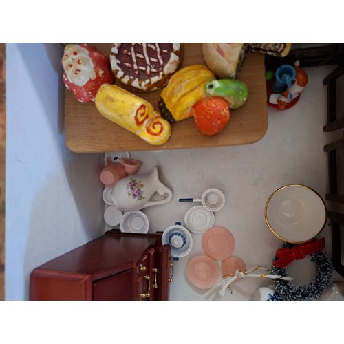 81 - Good selection of dolls house furniture