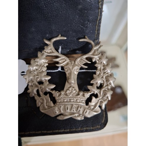 100 - Bydand cap badge Gordon Highlanders and more