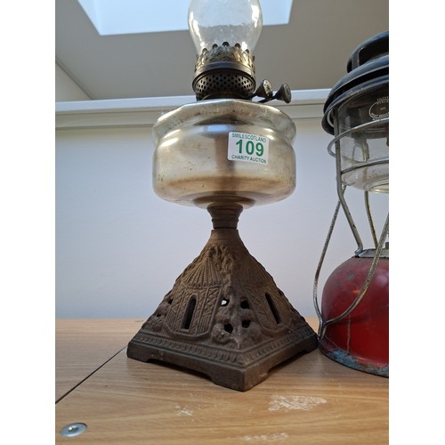 109 - Tilley lamp plus oil lamp