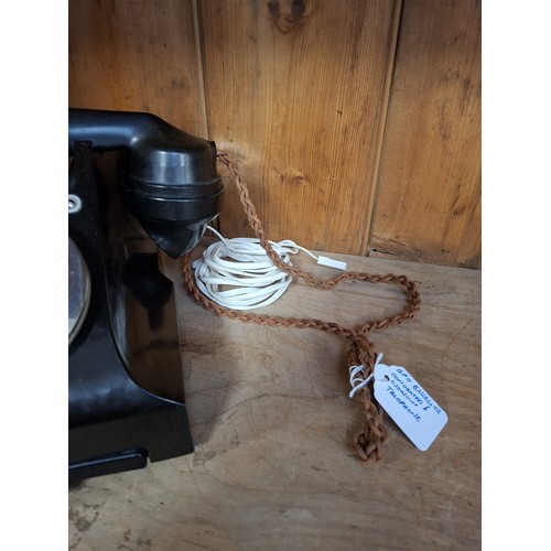 202 - GPO Bakelite converted and working telephone