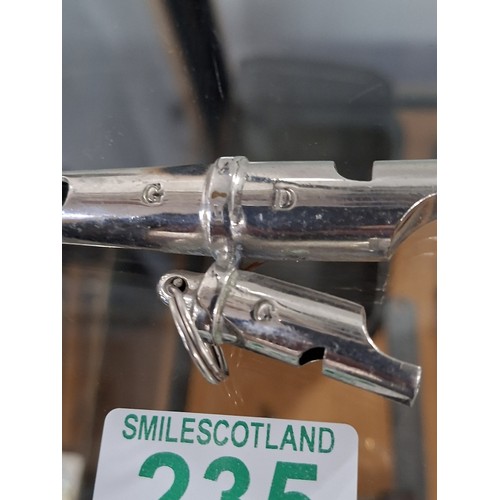 235 - Rare double dog whistle stamped GDC