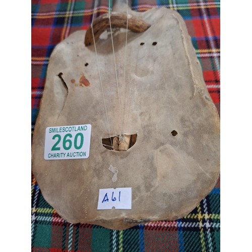 260 - Tortoise shell musical instrument