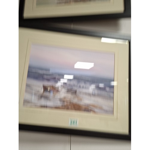241 - Pair of framed seascapes by M.C. Paulson 55cm x 45cm approx.