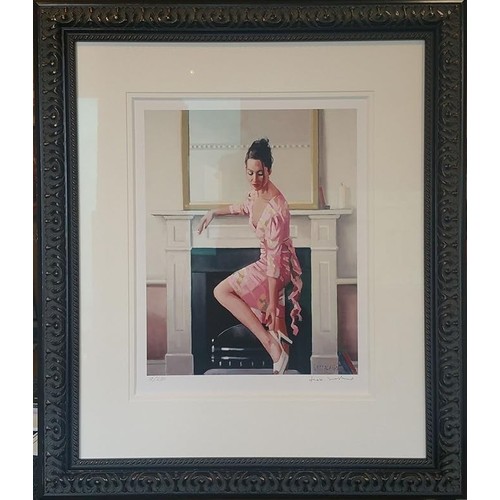 321 - 'Model in Westwood'  Limited Edition print signed by Jack Vettriano, Framed by Jack Vettriano Publis... 