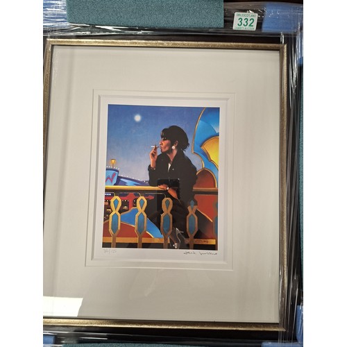 332 - 'Birdy' Limited Edition print signed by Jack Vettriano, Framed by Jack Vettriano Publishing. Direct ... 