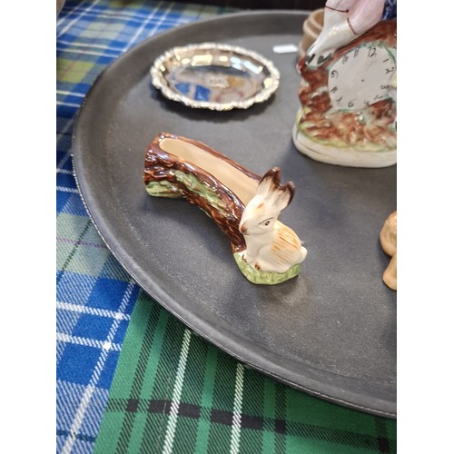 336 - Tray lot of ornaments