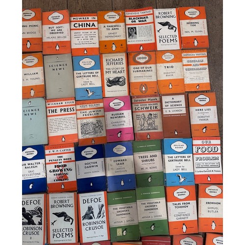 Large selection of vintage Puffin books