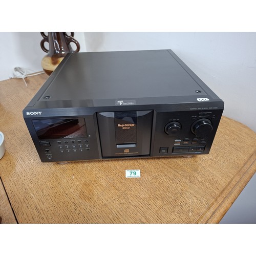 Sony Mega storage 300 compact disc player CX355 with original box