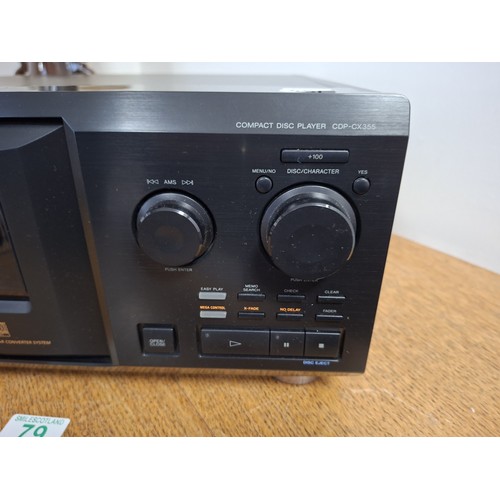 Sony Mega storage 300 compact disc player CX355 with original box