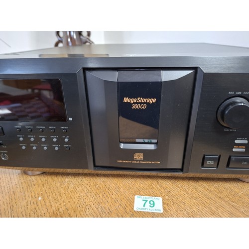 Sony Mega storage 300 compact disc player CX355 with original box