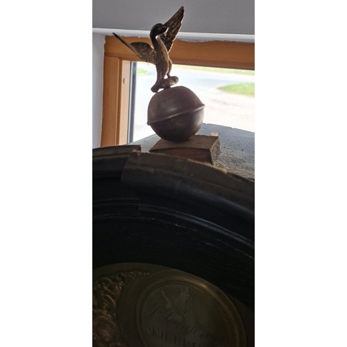 14 - Grandfather clock J Jamieson Kilbride brass faced