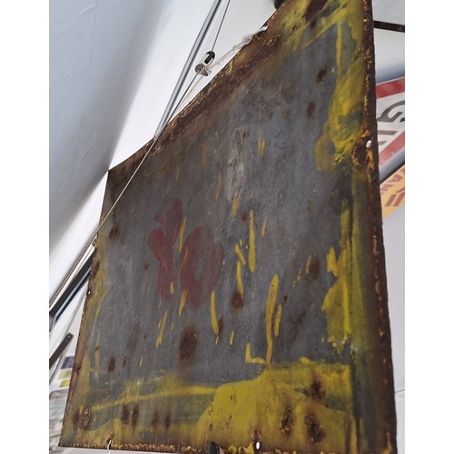 5 - Rare enamel sign The Gazette The Evening Paper for Aberdeen & The North 50cm x 38cm approx.