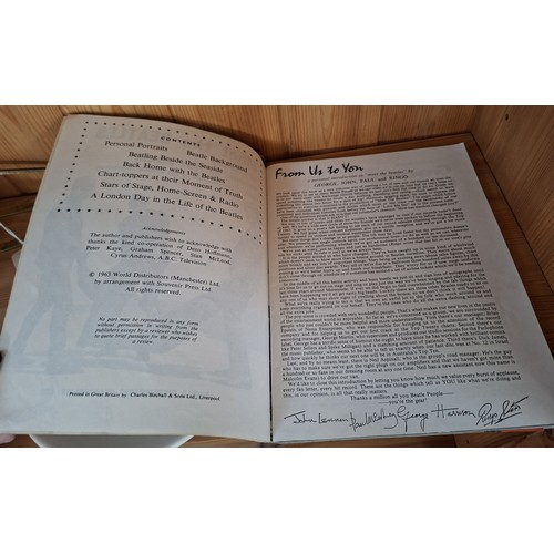 34 - The Beatles plate and Meet the Beatles No 12 vintage magazine