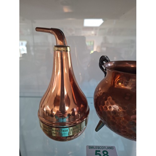 58 - Jameson Heritage Centre copper model of the largest pot still in the world (sits in grounds of disti... 