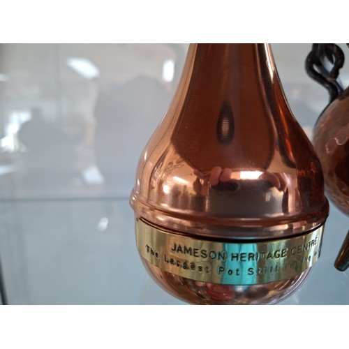 58 - Jameson Heritage Centre copper model of the largest pot still in the world (sits in grounds of disti... 