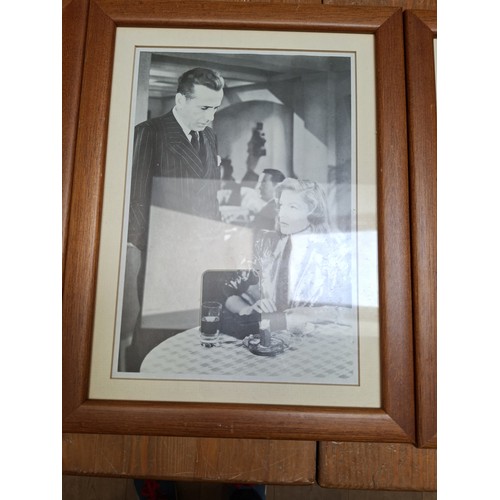 377 - 5 framed pictures of Catherine Hepburn from the film Double Indemnity and more