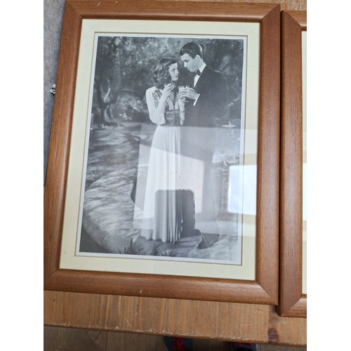 377 - 5 framed pictures of Catherine Hepburn from the film Double Indemnity and more