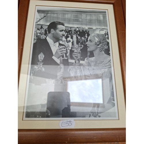 377 - 5 framed pictures of Catherine Hepburn from the film Double Indemnity and more