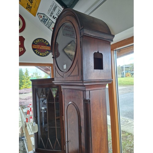 2 - Antique tall grandfather clock As Found