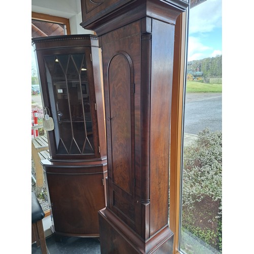 2 - Antique tall grandfather clock As Found