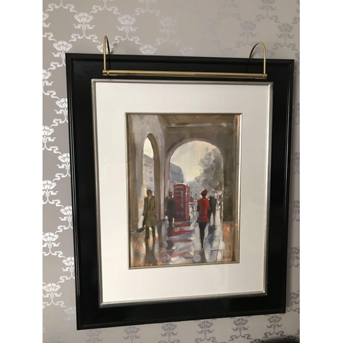 2179 - Giclee On Canvas Charles Rowbotham Framed 50 x 35cm (Room 421)