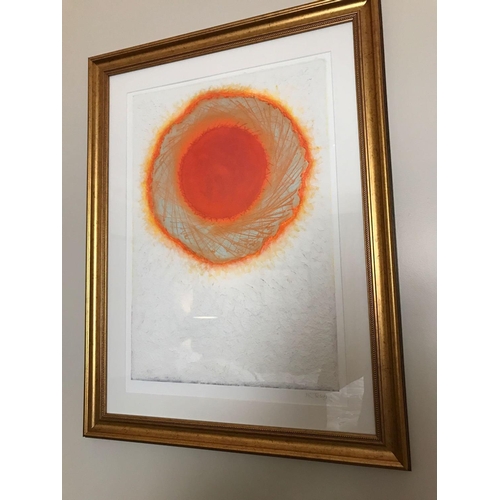 2207 - Deborah Treliving (English) Original Abstract Print Signed And Framed 60 x 80cm (Room 423)