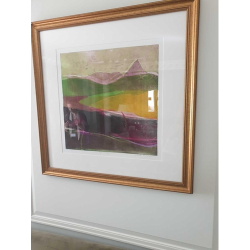 539 - Louise Davies(British) Misty Morning Limited Edition Etching And Collagraph 9 Of 75 Signed And Frame... 