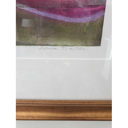 539 - Louise Davies(British) Misty Morning Limited Edition Etching And Collagraph 9 Of 75 Signed And Frame... 