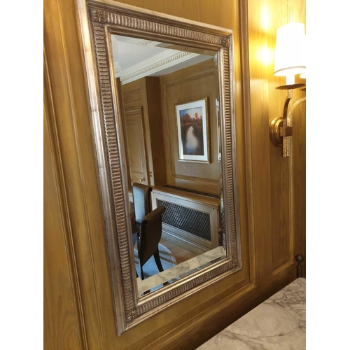 717 - A Wood Framed Full Height Dress Mirror (Room 310 & 311)