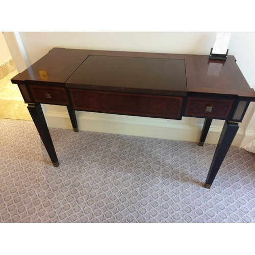 959 - Kingswood Writing Desk With Two Faux Drawers And Pop-Up Leather Lid Fitted Internally With Illuminat... 