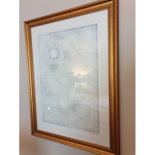 966 - Deborah Treliving (English) Original Abstract Print Signed And Framed 60 x 80cm (Room 323 324)  (Thi... 