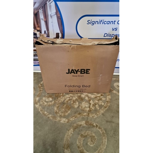 52 - Jaybee Sleep Smart Folding Bed Still In Box 120 Cm Wide W122 X L197 X H38.5cm (To Headboard 51cm)