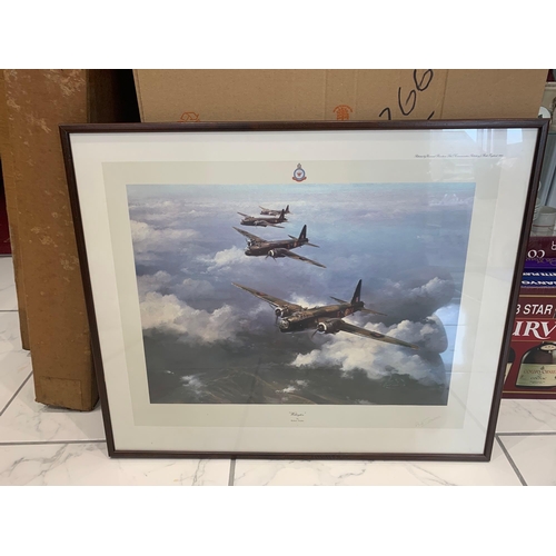 709 - Robert Taylor Limited Edition Print By Wellington Signed By Wellington Pilot, Bill Townsend 63 X 52c... 