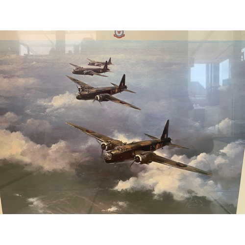 709 - Robert Taylor Limited Edition Print By Wellington Signed By Wellington Pilot, Bill Townsend 63 X 52c... 