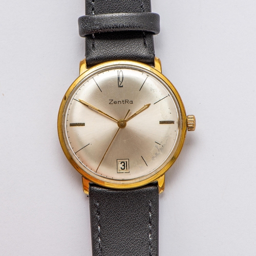 11 - Vintage Gold Plated Gents ZentRa Watch Germany, WaterproteCted, Antimagnetic 

  Ref: N/A 
 

  Mech... 