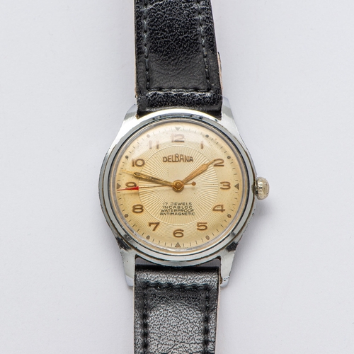 20 - Vintage Delbana 17 Jewels Gents Watch 1960s, Swiss Made, Incabloc, Antimagnetic, Waterproof 

  Ref:... 