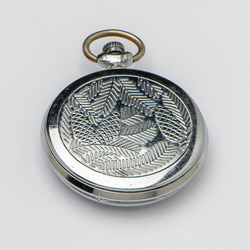 3 - Molnija Pocket Watch 3602 Made in USSR. Forest-themed decoration. 

  Ref: 636348 
 

  Mechanism Ty... 