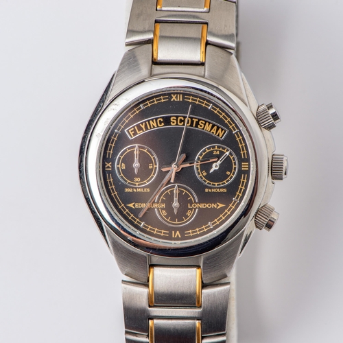 30 - The Flying Scotsman 90th Anniversary Gents Watch Chronograph #4429/4999 Bradford Exchange 

  Ref: 4... 