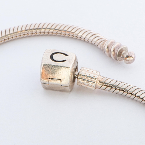 39 - Pandora-Like Bracelet Without any Charms, Sliver 

  Metal: Silver 925 
 

  Weight: 14.30 grams 
 
... 