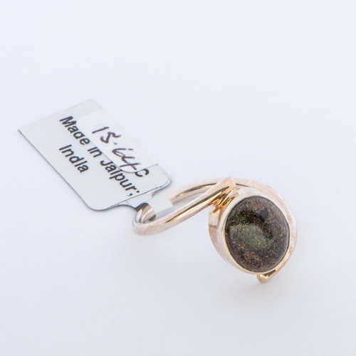 120 - 2.50 Ct Natural Boulder Opal Silver Ring, Silver 925, Limited Edition 1 of 149 Pieces, TGGC Certific... 