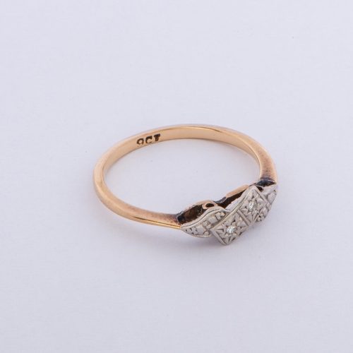 166 - 0.02 Cts Diamond Ilusion Gold Ring, 9K Gold, Size N 

  Metal: Yellow Gold 9K/375 
 

  Weight: 1.92... 