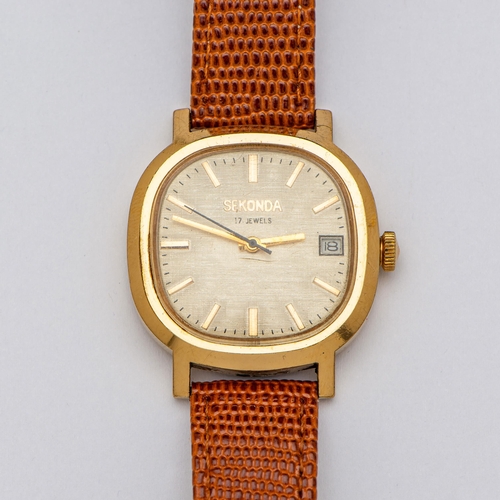 22 - Sekonda 17 Jewels Gold Plated Gents Watch, Made in USSR, Date 

  Ref: 898879 
 

  Mechanism Type: ... 