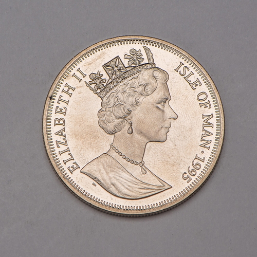 255 - 1 Crown - Elizabeth II Queen Mother 95th Birthday Commemorative Coin, Copper-nickel, Encapsulated, V... 