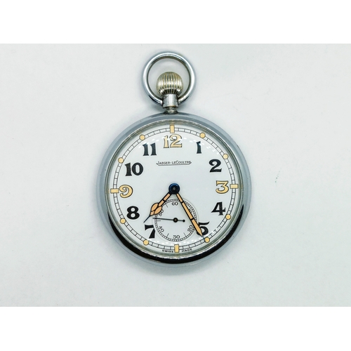 274 - Jaeger-LeCoultre WW2 Military GSTP F048132 Pocket Watch in Protective Case Ref: 235307 

  Mechanism... 