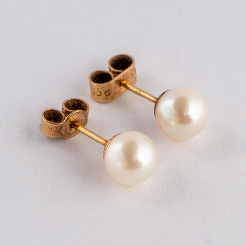 305 - Akoya Saltwater Cultured Pearl Earrings, Gold 375/9K, with Box

  Metal: Gold 375/9K 
 

  Weight: 1... 