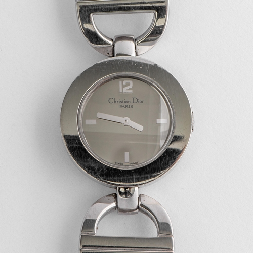 307 - Christian Dior's Ladies Watch, Quartz, Water Resistant, Swiss Made, Stainless Steel case and bracele... 