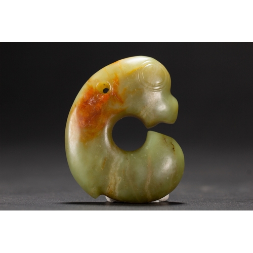 20075 - A Chinese jade ornament, 18th/19th Pr Size:(Width5.5cm, Length7cm, Weight120g) Condition:(Good Condi... 