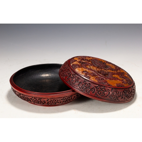 20092 - A Chinese laquce box, 18th Pr. Size:(Height8.5cm, Width19cm, Length19cm, Weight610g) Condition:(Good... 