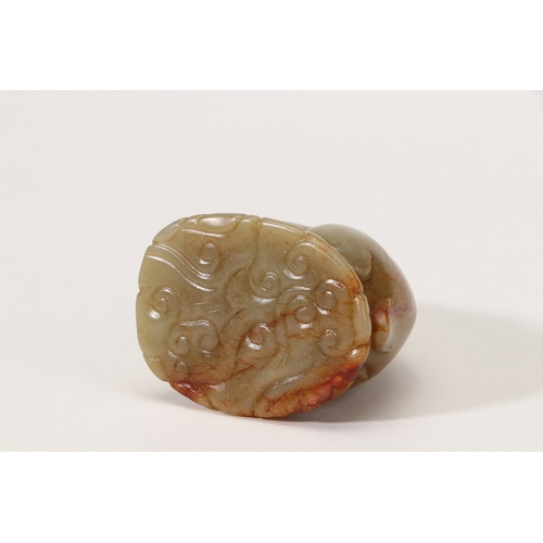 20110 - A Chinese jade ornament, 18th/19th Pr Size:(Length5.8cm, Width4.8cm, Height6.5cm, ) Condition:(Good ... 