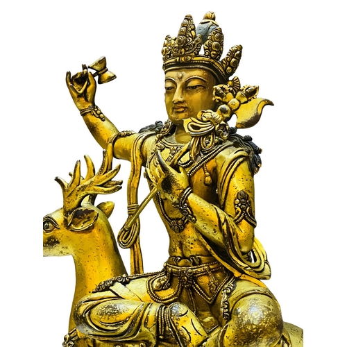 20116 - A Chinese bronze made gilt Buddaha, 16/17th Century Pr. Size:(Height44cm) Condition:(Good Condition,... 